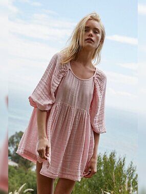 free people crystal clear mini dress FREE PEOPLE CRYSTAL CLEAR MINI